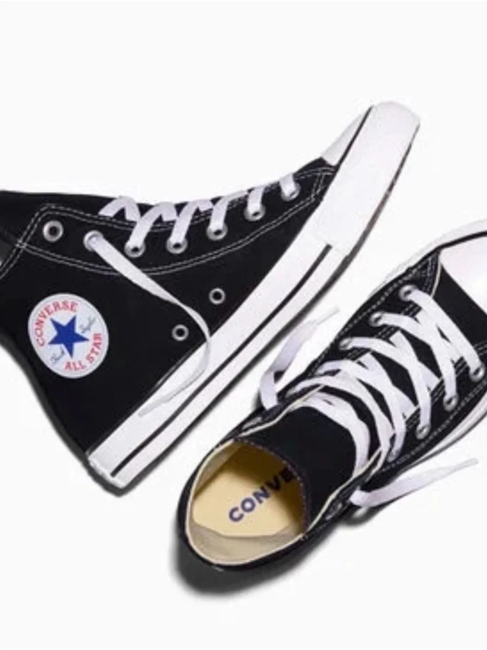 Converse All Star High Top Chuck Taylors in Black Mens 9.5 Womens 11.5 New - Picture 4 of 9